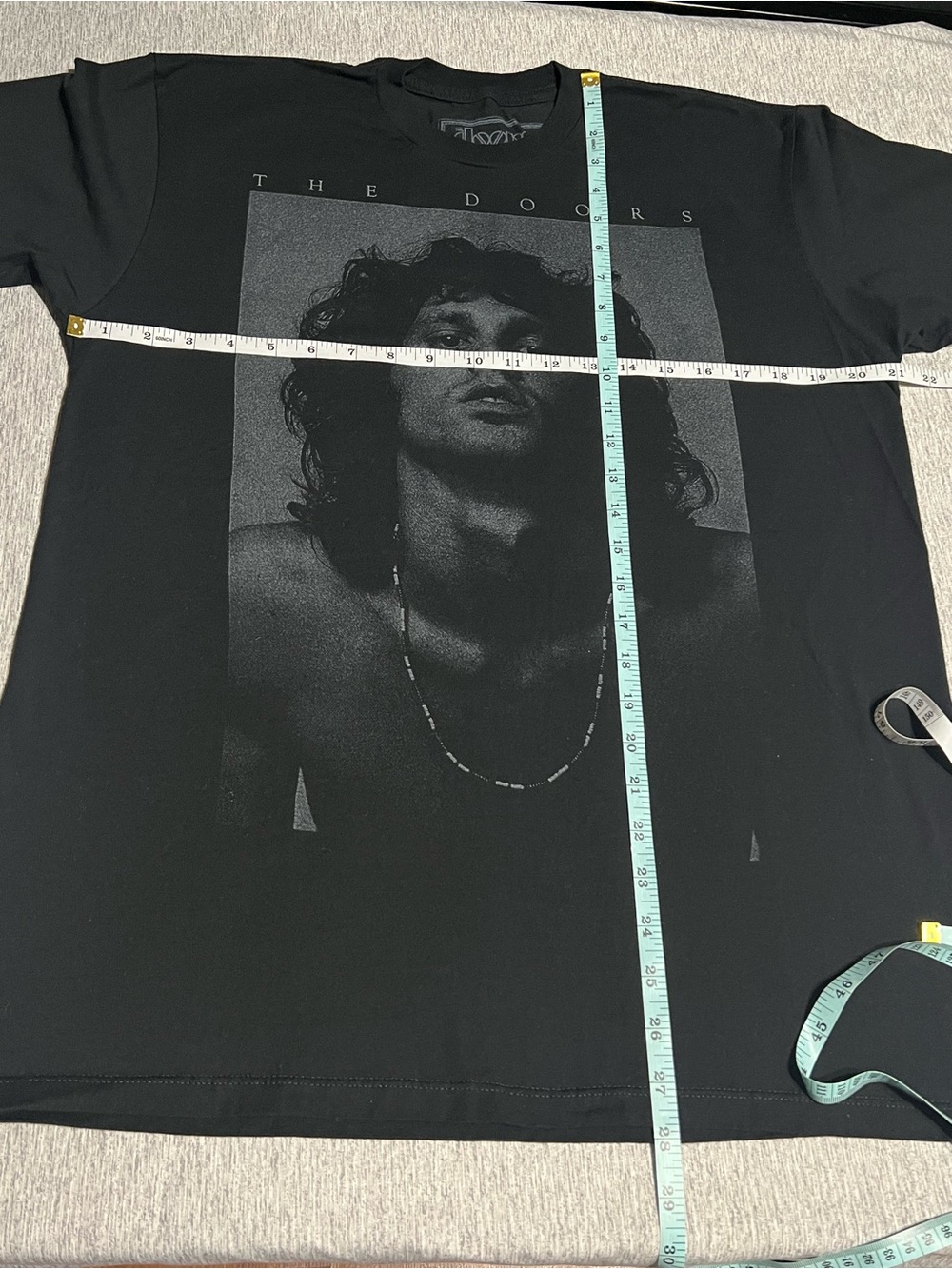 The Doors Jim Morrison Black Graphic Tee - Men’s Short Sleeve Shirt - Picture 5 of 7